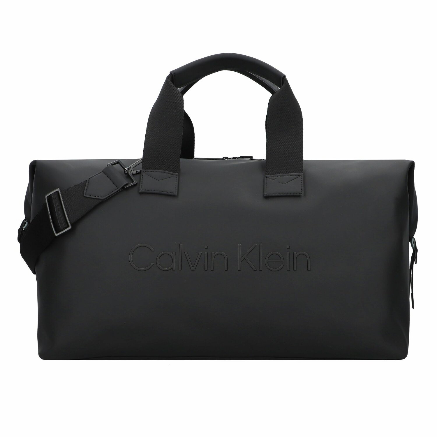 arrastrar imitar Dedicación Calvin Klein Rubberized Bolsa de viaje Weekender 65 cm ck black | Maletas.es