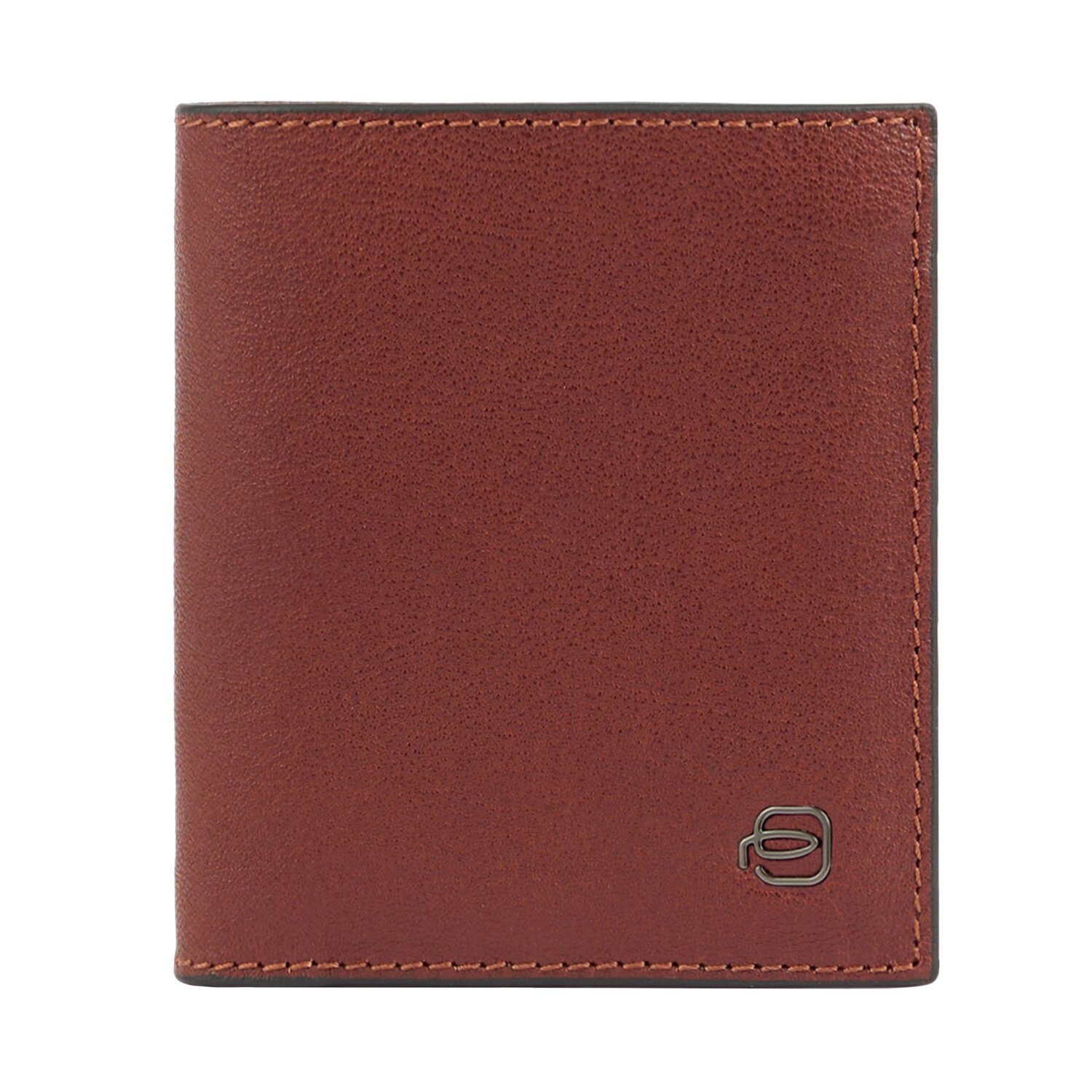 Piquadro Black Square Cartera Protección RFID Piel cm tobacco