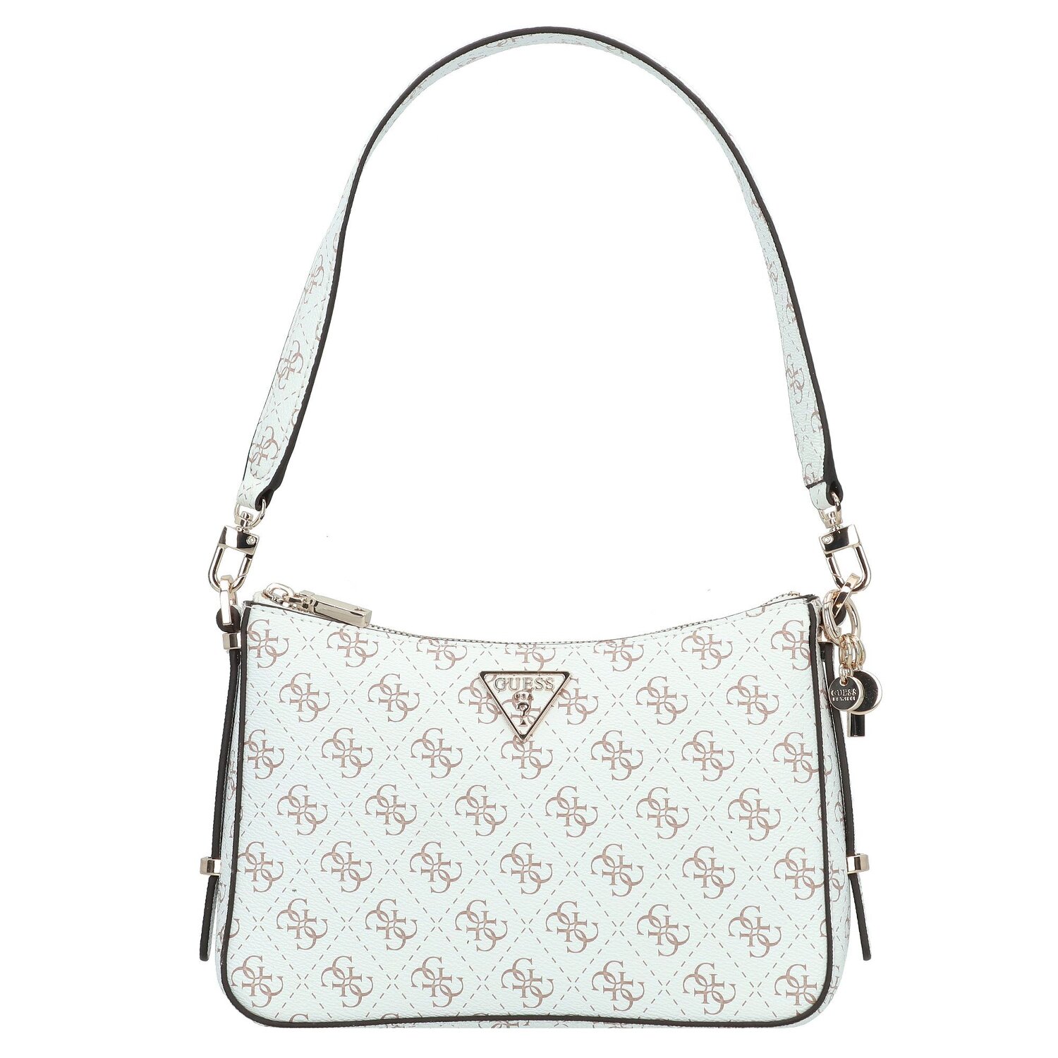 Guess Eco Erica Bolsa de hombro 25 cm cream logo