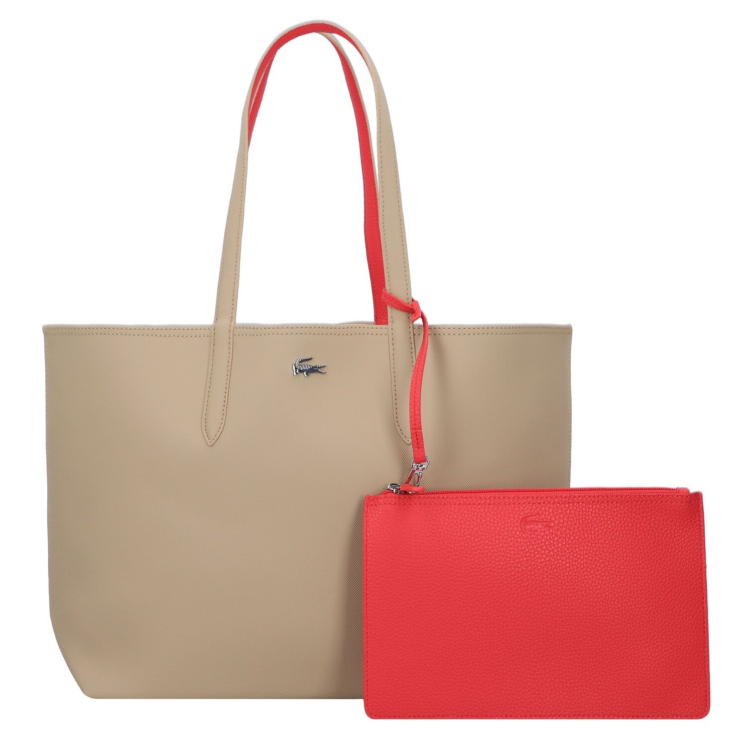 Lacoste Bolso de mano reversible Anna 34,5 cm viennois grenadine