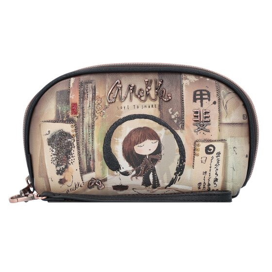 Anekke Shoen Black Cartera Protección RFID 22 cm