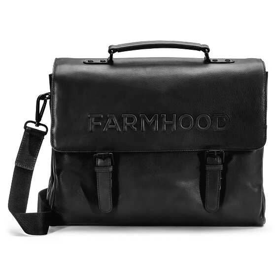 Farmhood Memphis Maletín XXL 3 compartimentos cuero 39 cm