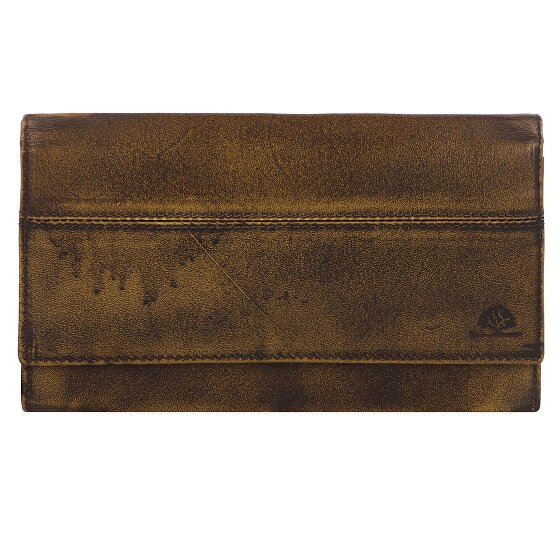 Greenburry Destressed Cartera Protección RFID Piel 13 cm
