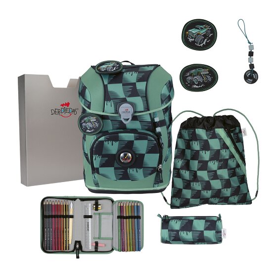 DerDieDas ErgoFlex Tiny Juego de mochilas escolares 8 piezas