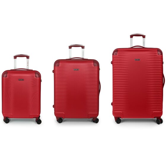 Gabol Balance XP 4 ruedas Juego de maletas 3 piezas con pliegue de expansión