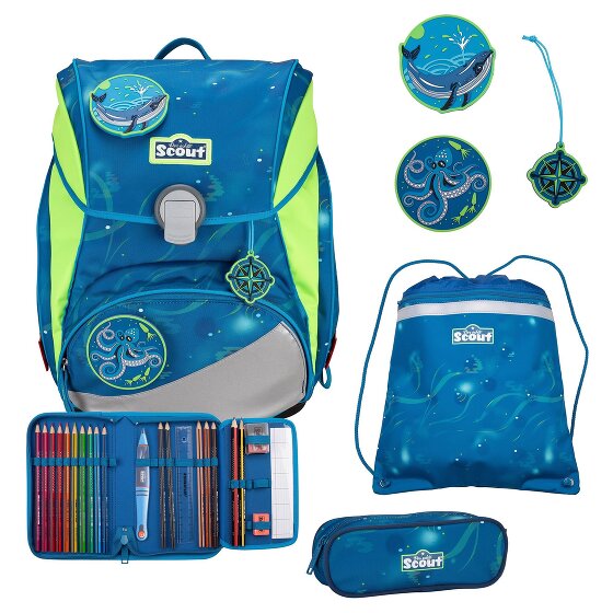 Scout Alpha Juego de mochilas escolares 5 piezas