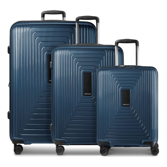 Redolz Essentials 14 4 ruedas Set de maletas 3 piezas Con fuelle expandible