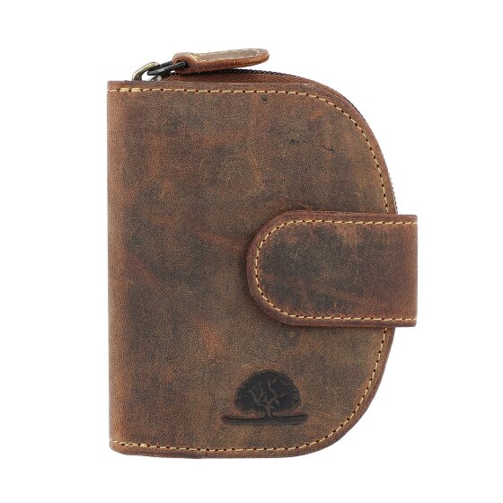 Greenburry Cartera vintage de cuero de 9 cm