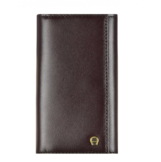 AIGNER Estuche para llaves Daily Basic de cuero de 6 cm
