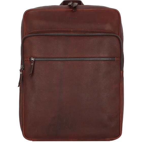 Burkely Mochila antigua Avery Piel 44 cm Compartimento para portátil
