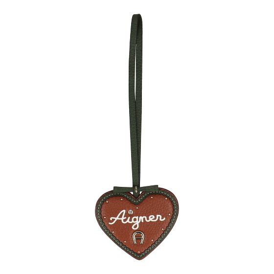 AIGNER Bolsa de moda etiqueta de cuero 8 cm