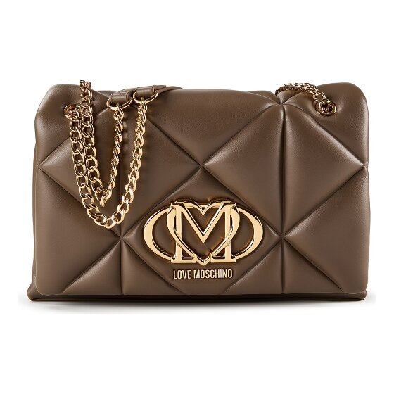 Love Moschino Embossed Q Bolsa de hombro 29 cm