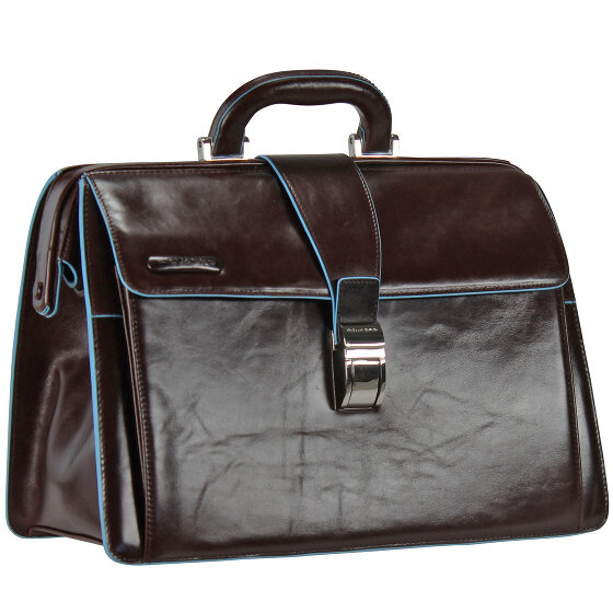 Piquadro Maletín Sqare Doctor Azul Piel 36 cm