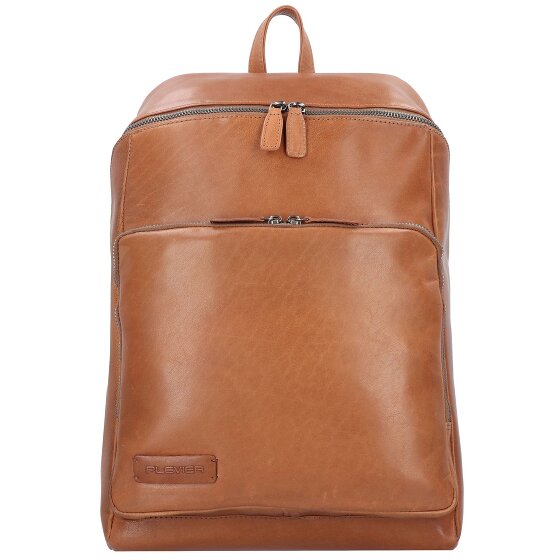 Plevier Rock Amaril Mochila de negocios Piel 43 cm Compartimento para el portátil