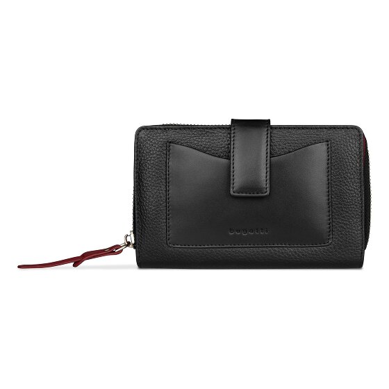 bugatti Viola Cartera Protección RFID Piel 16 cm