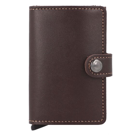 Secrid Miniwallet Original Funda para tarjetas de crédito Cartera de piel RFID 6,5 cm