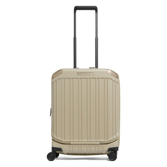 Piquadro PQ-Light 4 ruedas Trolley de cabina S 56 cm Compartimento para laptop Con fuelle expandible