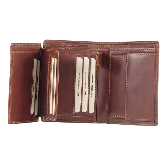 Greenland Nature Cartera de cuero rubí 9,5 cm