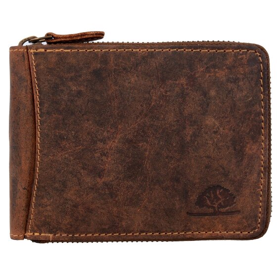 Greenburry Cartera vintage de cuero 13 cm