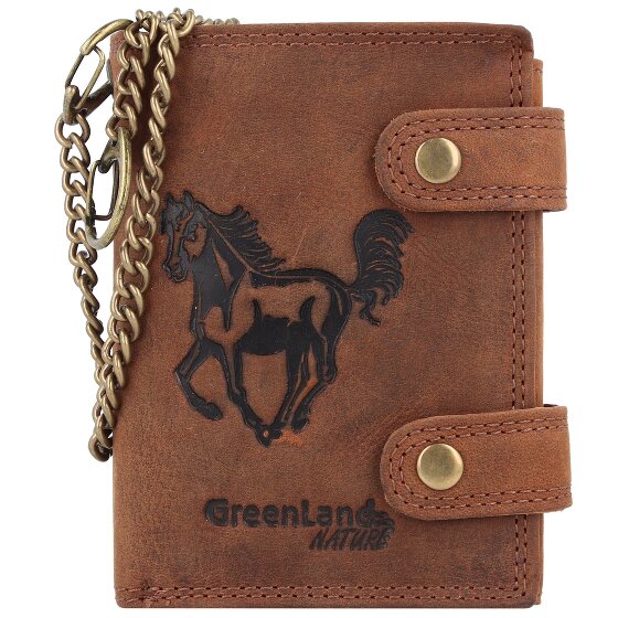 Greenland Nature Billetera Montenegro de cuero RFID 9 cm