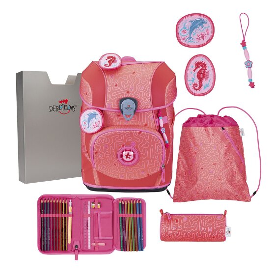 DerDieDas ErgoFlex Tiny Juego de mochilas escolares 8 piezas