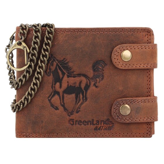 Greenland Nature Billetera Montenegro de cuero RFID 12 cm