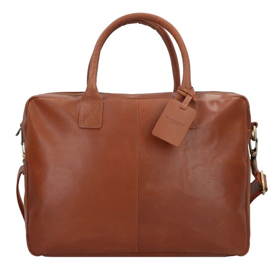 Burkely Maletín Taylor Vintage Piel 40 cm Compartimento para portátil