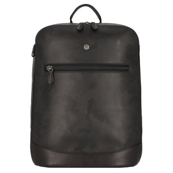 Jekyll & Hide Mochila Havana de cuero RFID con compartimento para el portátil de 41 cm