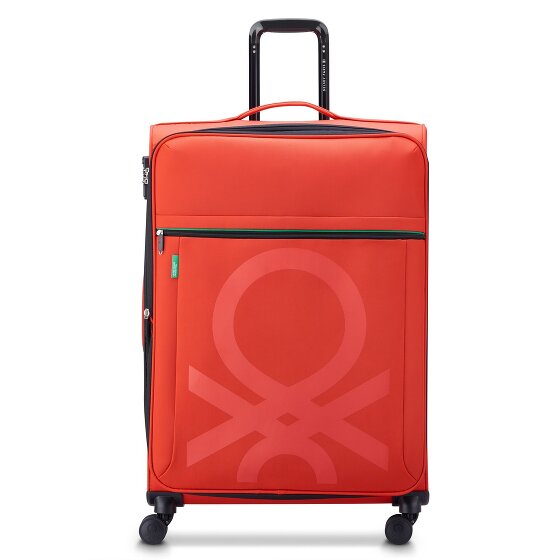 Delsey Paris x United Colors of Benetton Colour Block Trolley de 4 ruedas 77cm con pliegue de expansión