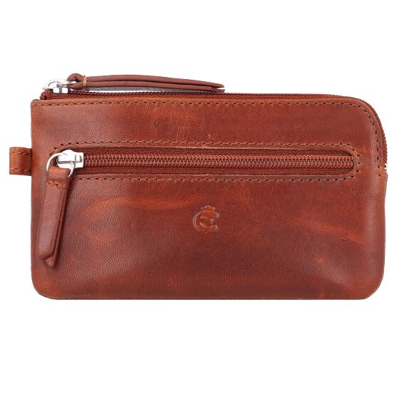 Esquire Funda para llaves Dallas de cuero 12,5 cm