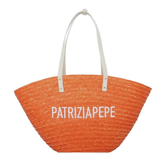 Patrizia Pepe Summer Straw Bolsa de compras 51 cm
