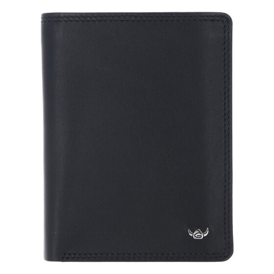 Golden Head Polo Cartera Bloqueo RFID Piel natural 9 cm