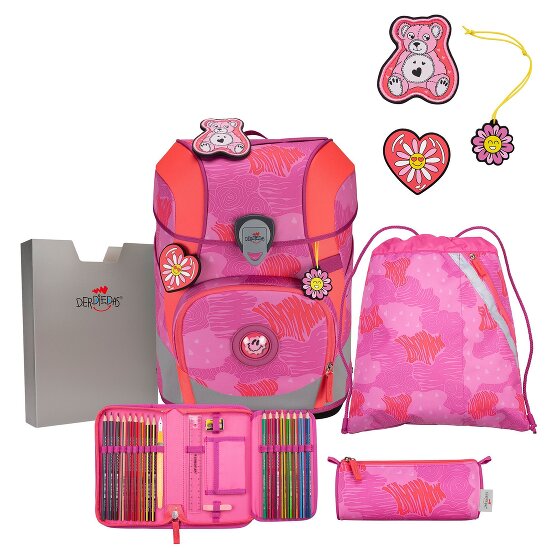 DerDieDas ErgoFlex Tiny Juego de mochilas escolares 6 piezas
