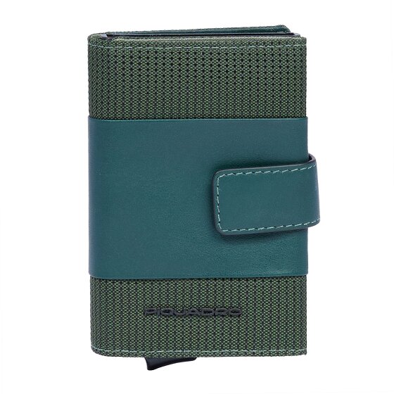 Piquadro PQ-Earth Estuche para tarjetas de crédito Protección RFID Piel 6.5 cm