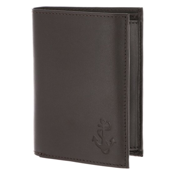 oxmox Leather Cartera Bloqueo RFID Piel natural 10 cm