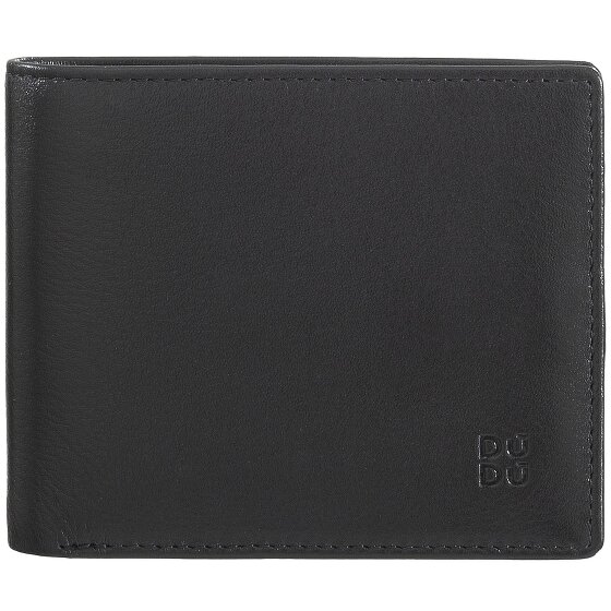 DuDu Billetera de cuero RFID 11 cm