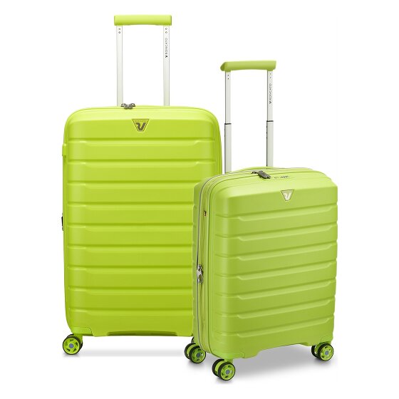 Roncato B-Flying 4 ruedas Juego de maletas 2 piezas con pliegue de expansión