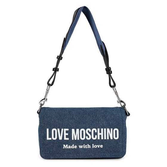 Love Moschino Denim Signature Love Bolsa de hombro 24 cm