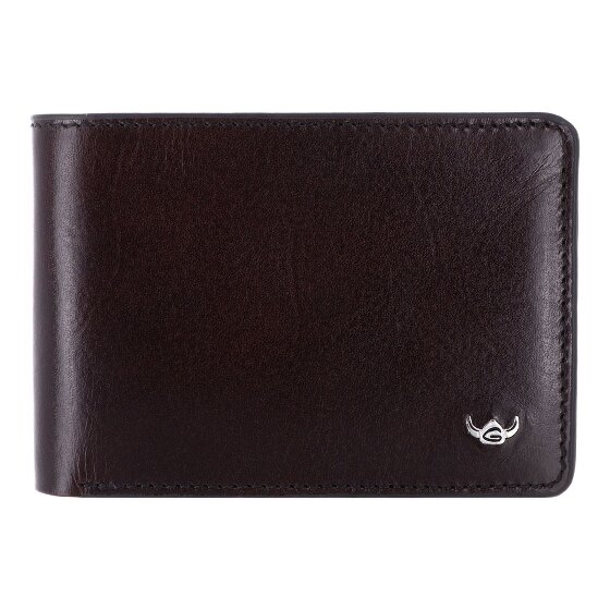 Golden Head Billetera Colorado de cuero RFID 10 cm