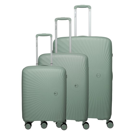 Travelite Tamaris x Travelite Voyaage 4 ruedas Juego de maletas 3 piezas con pliegue de expansión