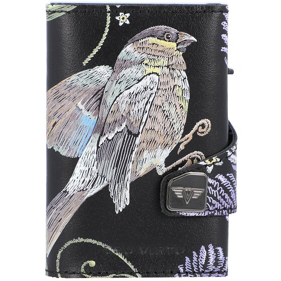 Tru Virtu Funda para tarjetas de crédito Click & Slide RFID Piel 6,5 cm