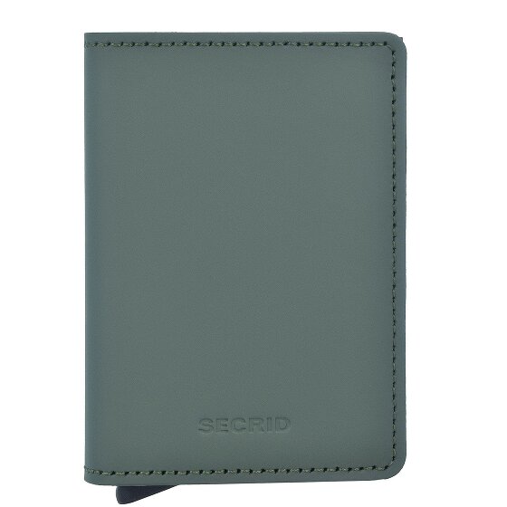 Secrid Slimwallet Estuche para tarjetas de crédito mate Cartera de cuero RFID 6,5 cm