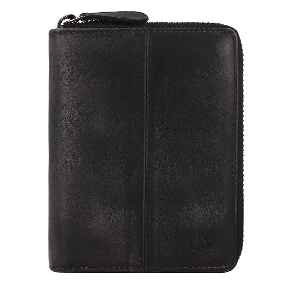 Greenburry Destressed Cartera Protección RFID Piel 13 cm