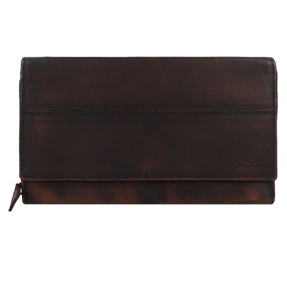 Greenburry Destressed Cartera Protección RFID Piel 13 cm