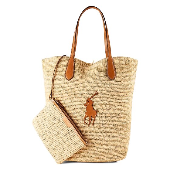 POLO RALPH LAUREN Raffia Bolsa de compras 46 cm