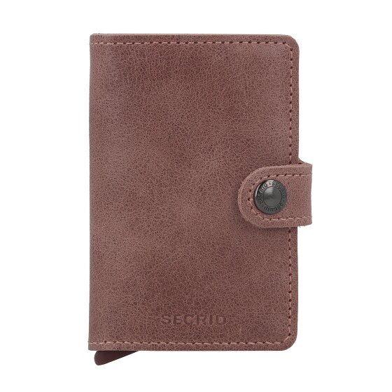 Secrid Miniwallet Vintage Estuche para tarjetas de crédito Cartera de piel RFID 6,5 cm