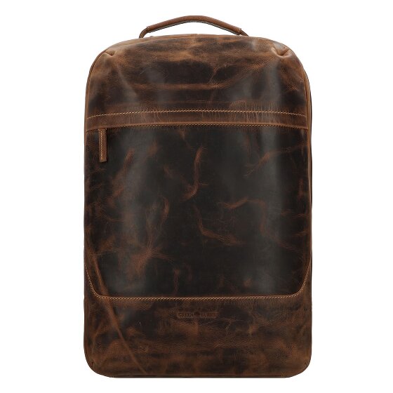 Greenburry Vintage mochila de viaje de cuero 48 cm compartimento para portátil