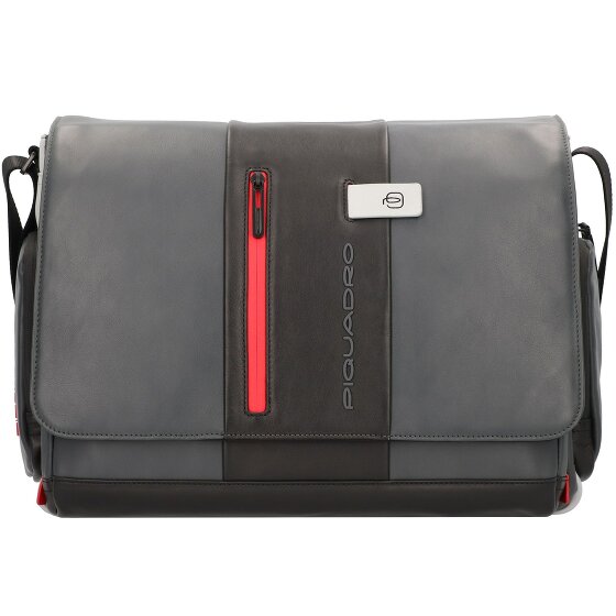 Piquadro Urban Messenger Piel 36 cm Compartimento para portátil