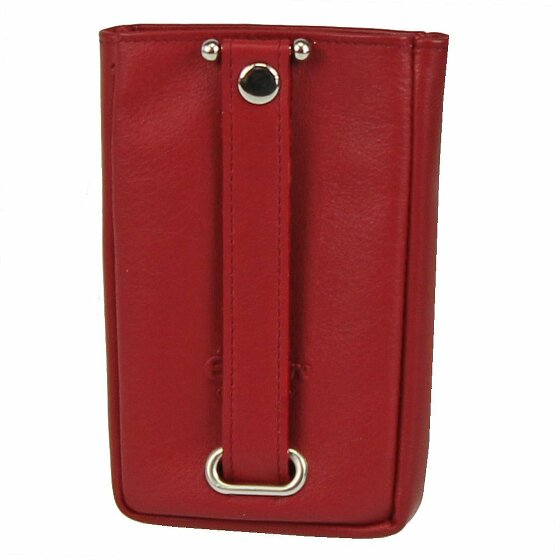 Esquire Estuche para llaves de cuero con logotipo de 8 cm