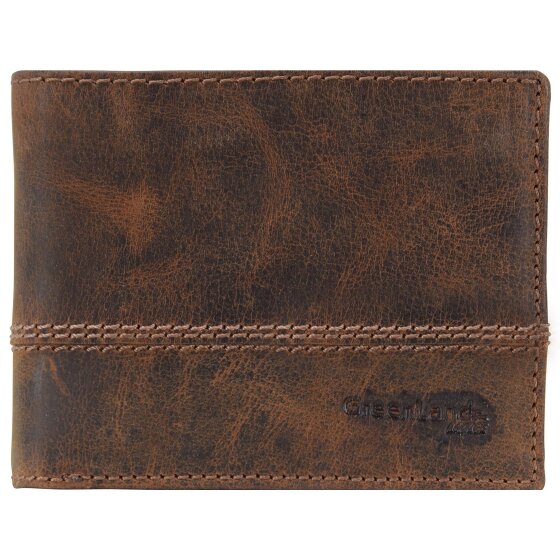 Greenland Nature Cartera clásica de piel 12 cm